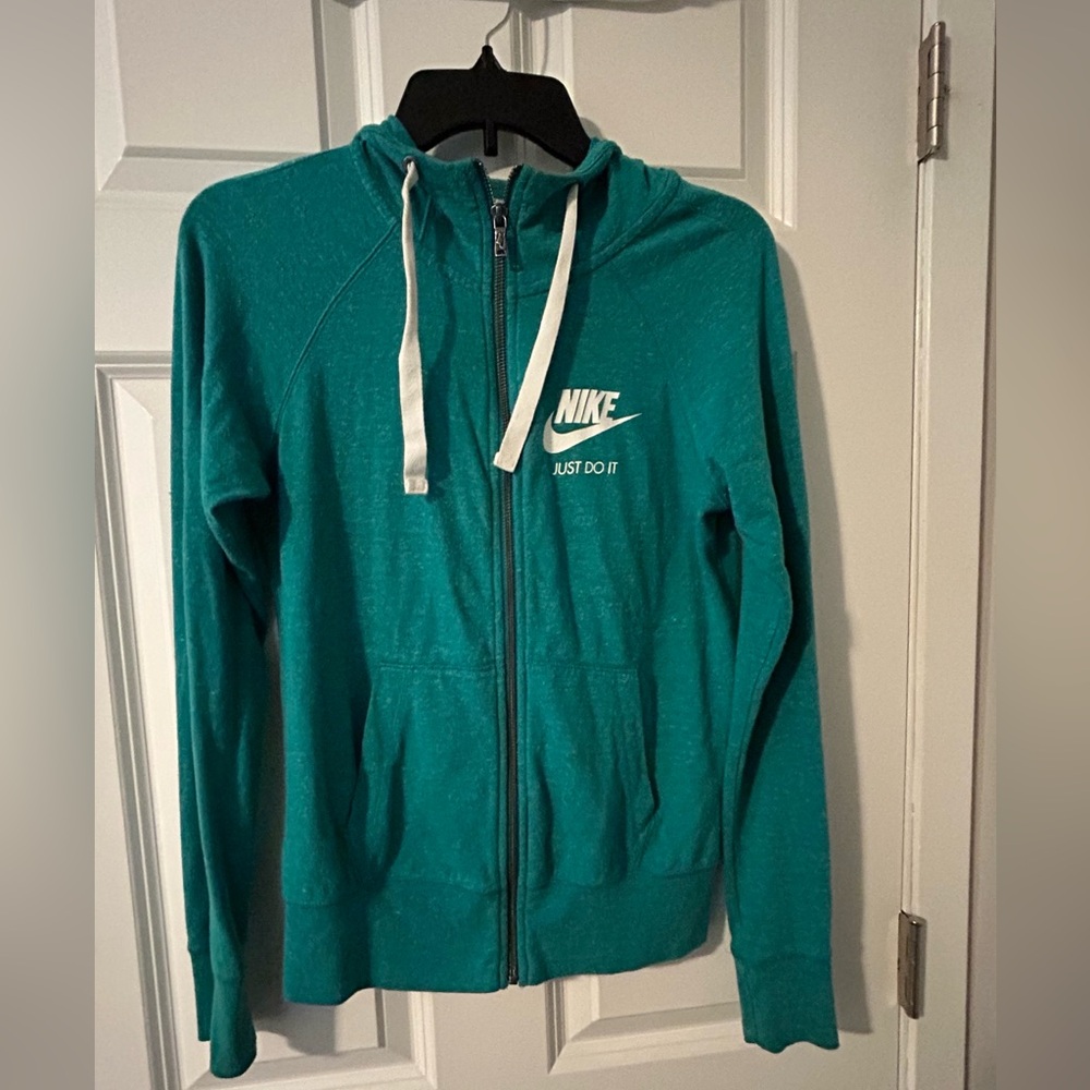 Teal Nike Sweatshirt Full Zip